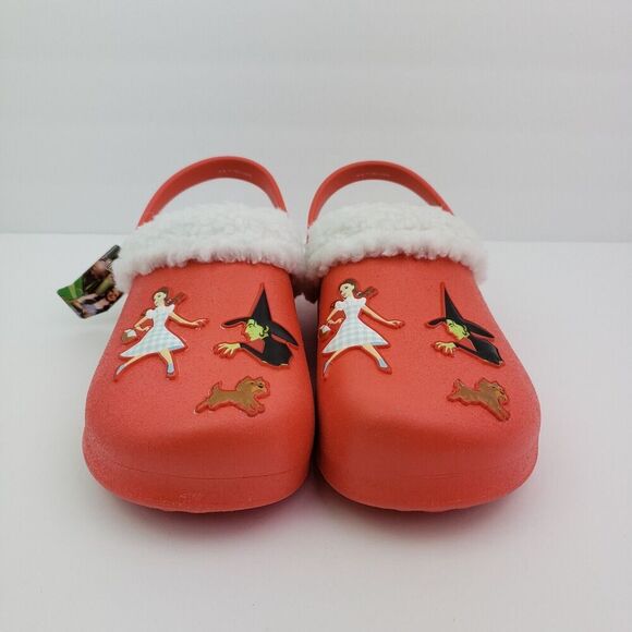 The Wizard Of Oz Girls Size 2/3 Red Slip On Lined Comfort Clog Shoes - Picture 5 of 10
